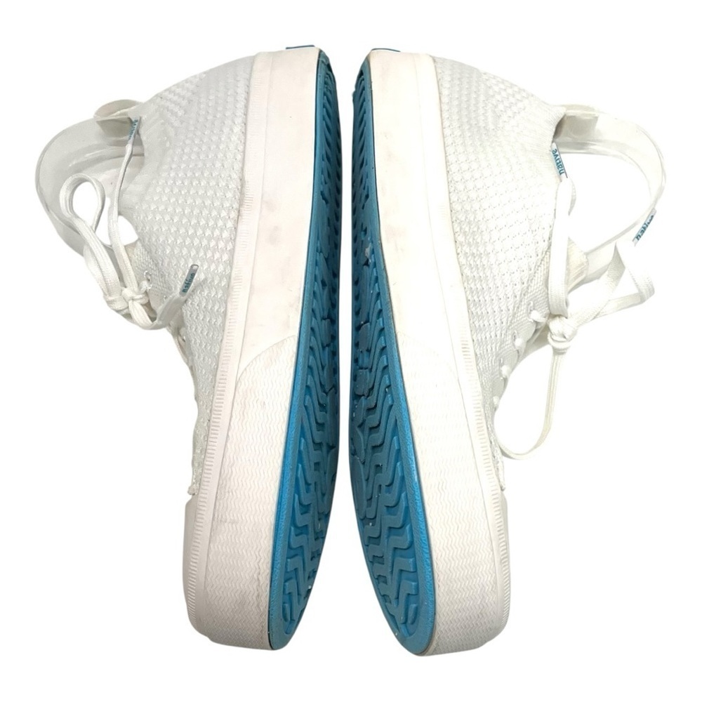 Native Jefferson 2.0 Liteknit White Slip-On Sneakers with Laces Women’s 8 - Picture 10 of 16